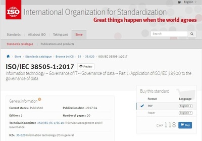 上海軟件中心推動研制的數(shù)據(jù)治理國際標(biāo)準(zhǔn)正式發(fā)布